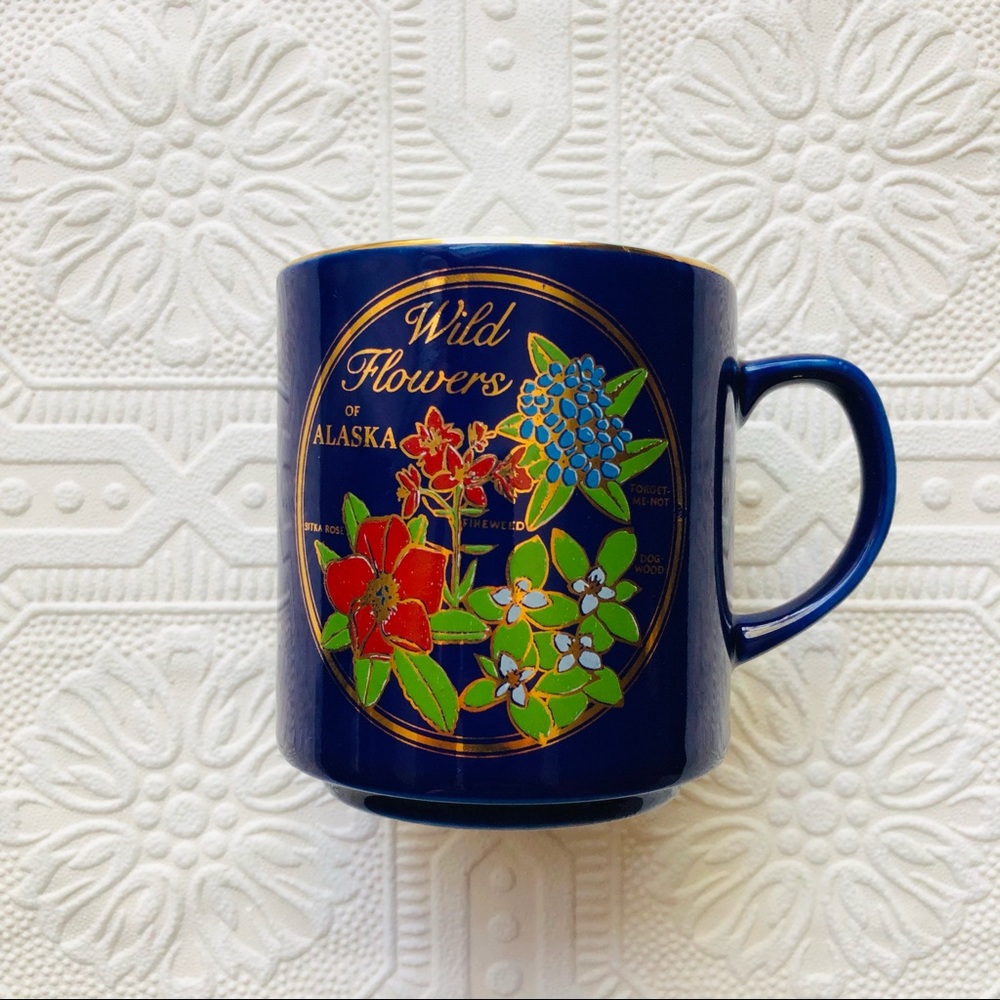 Vintage Wild Flowers of Alaska Mug